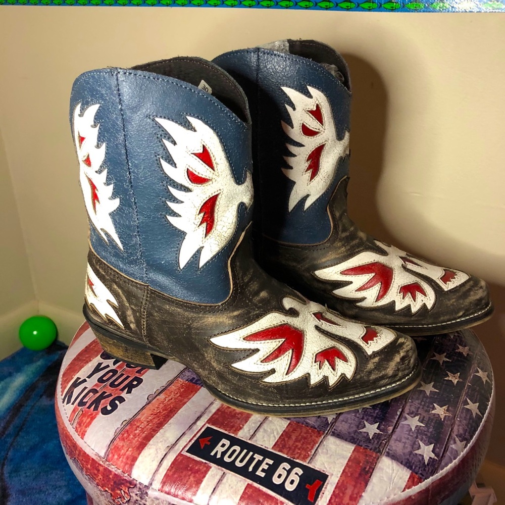 Vintage Roper Amelia Thunderbird  Western Boots